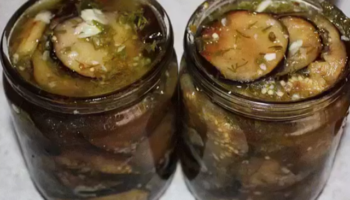 Баклажаны с чесноком на зиму